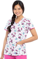 Hello Kitty Women Scrub Top